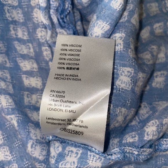 Urban Outfitters Cecile Pleated Mini Skirt Butterfly Print - Picture 6 of 8